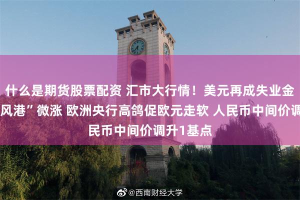 什么是期货股票配资 汇市大行情！美元再成失业金意外“避风港”微涨 欧洲央行高鸽促欧元走软 人民币中间价调升1基点
