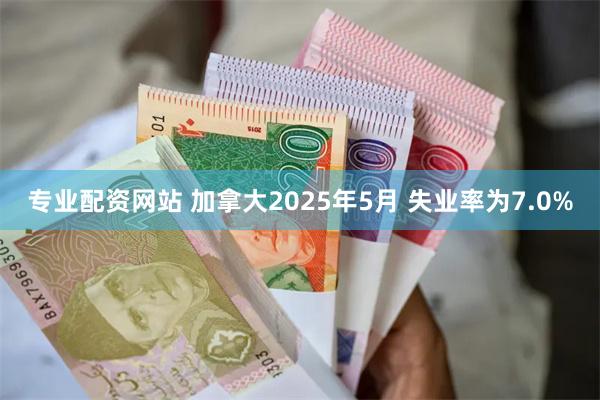 专业配资网站 加拿大2025年5月 失业率为7.0%